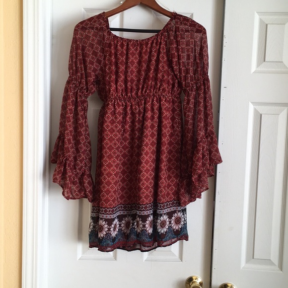 Boho Fun Print Dress - Picture 1 of 3